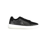 Calvin Klein Svart Polyester Sneaker Black, Herr