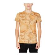 Alviero Martini 1a Classe Bomullsblandad T-shirt med Elastan Beige, He...