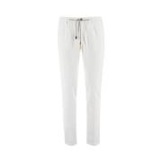 Eleventy Trousers White, Herr