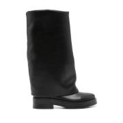 Casadei Svarta ankelboots lagerdesign Black, Dam