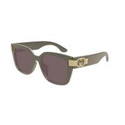 Gucci Grå Brun Solglasögon Gg1690Sk Modell Gray, Unisex