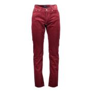 Gant Röda Bomullsjeans Byxor, 5-Ficksbyxor Red, Herr