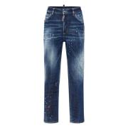 Dsquared2 Marinblå Jeans för Män Blue, Dam