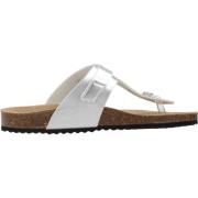 Geox Stiliga Flip Flops för sommarbruk Gray, Dam