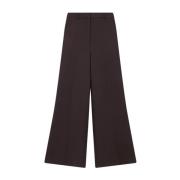 Stella McCartney Brun Ull Flare Byxor Aw24 Brown, Dam