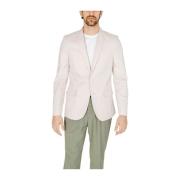 Antony Morato Kräm Bomull Blazer Beige, Herr