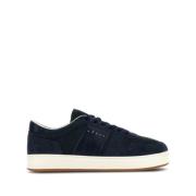 Hogan Blå Mocka Logo Patch Sneakers Blue, Herr