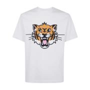 Kenzo Herr T-Shirts & Polos Bianco Ss25 White, Herr