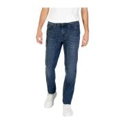 Jeckerson Blå Bomull Stretch Jeans Blue, Herr