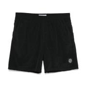 Stone Island Nero Badkläder Ss25 Black, Herr