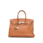 Hermès Vintage Pre-owned Laeder handvskor Brown, Dam