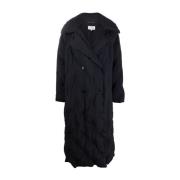 Maison Margiela Marin Vadderad Jacka Aw24 Black, Dam