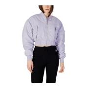 Calvin Klein Jeans Lila Polyamidjacka Damkollektion Purple, Dam