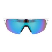 Oakley Sportiga solglasögon med BIO-Matter ram White, Unisex