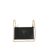 Chiara Ferragni Collection Svart Pochette Väska för Kvinnor Black, Dam