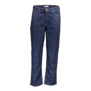 Tommy Hilfiger Klassiska Straight Denim Jeans Blå Blue, Dam