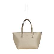 Fendi Champagne Metallic Toteväska Beige, Dam