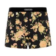 Tom Ford Tryckt stretch satin boxershorts Multicolor, Herr