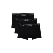 Calvin Klein 3-Pack Trunks Olika Färger Black, Herr