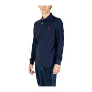 U.s. Polo Assn. Bomull Crew Neck T-shirt Blue, Herr