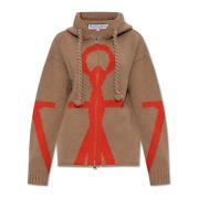 JW Anderson Ull Cardigan Beige, Dam