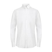 Dolce & Gabbana Logotyp Bomull Skjorta White, Herr