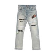 Amiri Ljusblå Ripped Jeans Blue, Herr