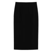 Max Mara Studio Svart Claudia Elegant Klänning Black, Dam