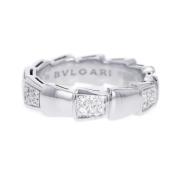 Bvlgari Vintage Pre-owned Vitt guld ringar White, Dam