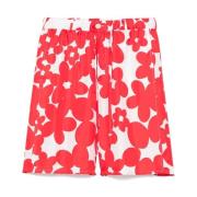 Marni Casual elastiska midjeshorts Red, Herr