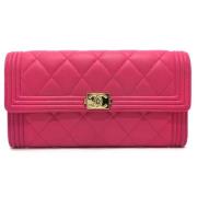 Chanel Vintage Pre-owned Laeder plnbcker Pink, Dam