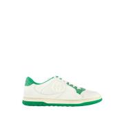 Gucci Off-White Grön Läder Sneakers White, Herr