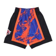 Mitchell & Ness NBA Team Marble Swingman Basketball Shorts Multicolor,...