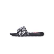 Nike Snabbtorkande Slipper med Tryckt Logotyp Black, Unisex