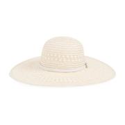 Melissa Odabash Hatt med dekorativt band Beige, Dam