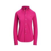 Polo Ralph Lauren Heidi Oxford Stickad Skjorta Pink, Dam