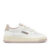 Autry Vintage Låg Topp Läder Sneakers White, Dam