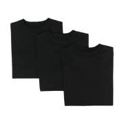 Jil Sander Svart Bomull T-Shirts Pack för Kvinnor Black, Dam