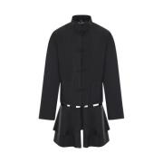 Comme des Garçons Svart Teknisk Jacka med Cut-Outs Black, Herr