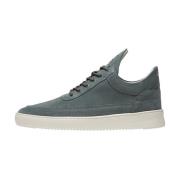 Filling Pieces Låg Topp Mocka Salvia Blue, Herr