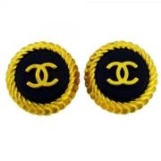 Chanel Vintage Pre-owned Tyg rhngen Yellow, Dam