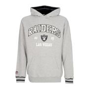 New Era Lasrai Lättvikts huvtröja med Raiders-logotyp Gray, Herr