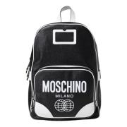 Moschino Elegant och Funktionell Zaini Ryggsäck Black, Dam