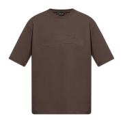 Dsquared2 T-shirt med logotyp Brown, Herr