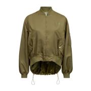 MM6 Maison Margiela Stiliga Kappor Kollektion Green, Dam