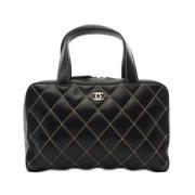 Chanel Vintage Pre-owned Laeder handvskor Black, Dam