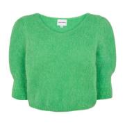 American Dreams Ljusgrön Alpacka Pullover Stiligt Stickat Plagg Green,...