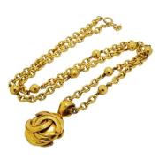 Chanel Vintage Pre-owned Metall chanel-smycken Yellow, Dam