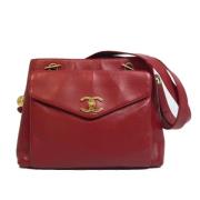 Chanel Vintage Pre-owned Laeder chanel-vskor Red, Dam