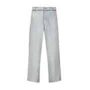 Maison Margiela Wide Leg Denim Jeans Blå Blue, Herr